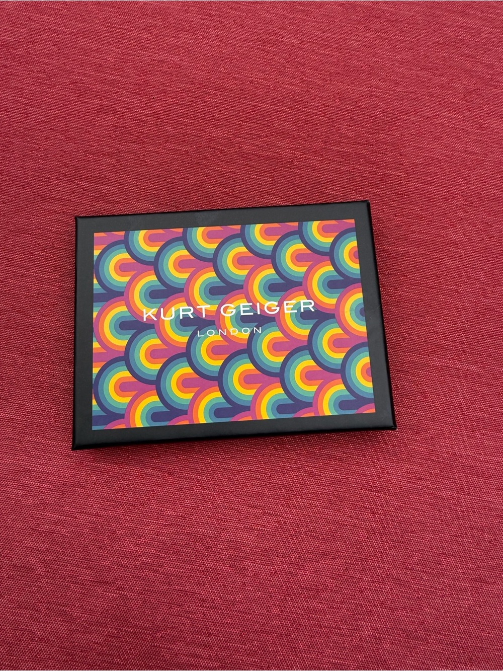 Kurt Geiger Neon Lime Leather Card Case Eagle Head Emblem - Picture 3 of 3